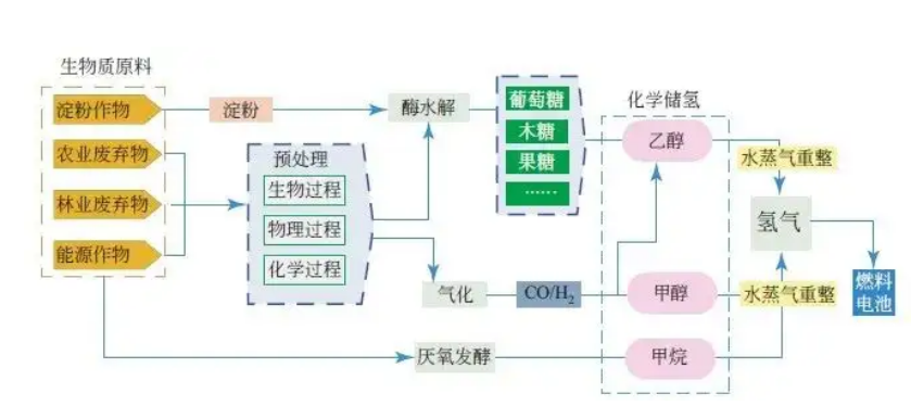 生物質(zhì)耦合制氫技術路線圖.png